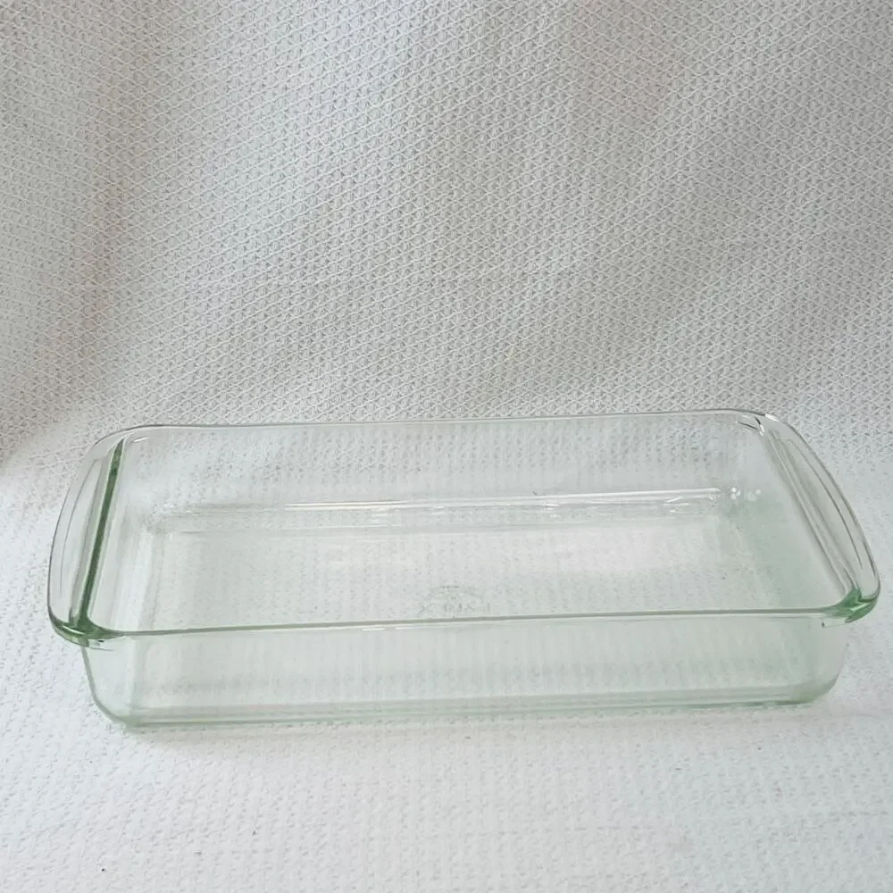 Vtg PYREX #233-S Clear Fluted Glass 13x9x2 3Qt Casserole/Baking Dish Lasagna Pan